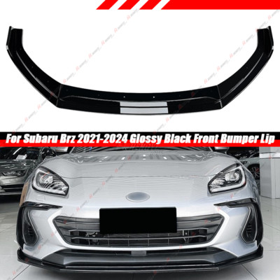 For 2021-2024 Subaru BRZ STI Style Front Bumper Lip Chin Spoiler Splitter ABS