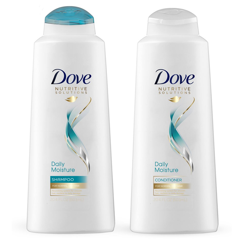Dove Nutritive Solutions Daily Moisture 2 in 1 Shampoo and Conditioner 20.4 Oz