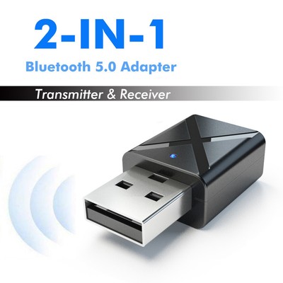 1~10PCS 5.0 Bluetooth Audio Receiver Transmitter Mini 3.5mm AUX Jack Stereo USB