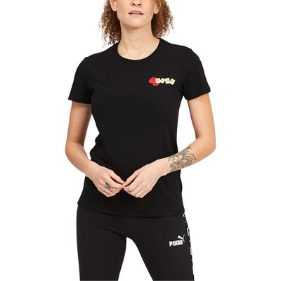 

Футболка Puma W Lucky 8 Envelope женская черная повседневная 673304-01, Черный