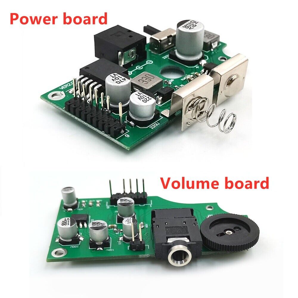 Repair PCB Kit Pre-Soldered IC Capacitors Power/Volume Board For Sega Game Gear
