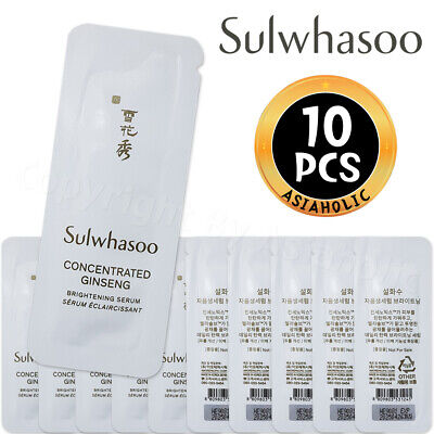 Sulwhasoo Concentrated Ginseng Brightening Serum 1ml (10pcs ~ 130pcs) Newest Ver