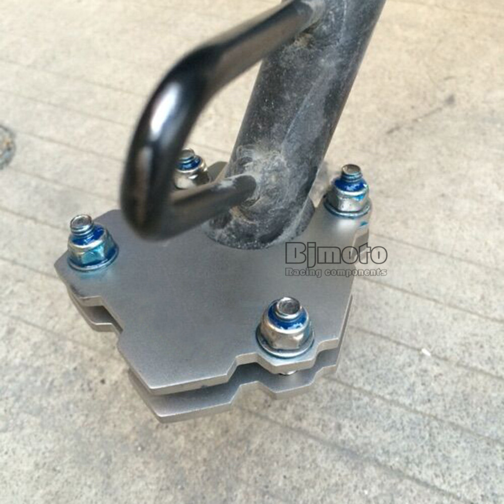 Universal Motorcycle Side Kickstand Stand Enlarger Foot Pad Extension