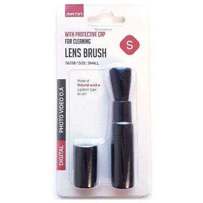 2 Pcs Matin Lipstick Design Dust Natural Brush Cleaning Camera Lens Filter
