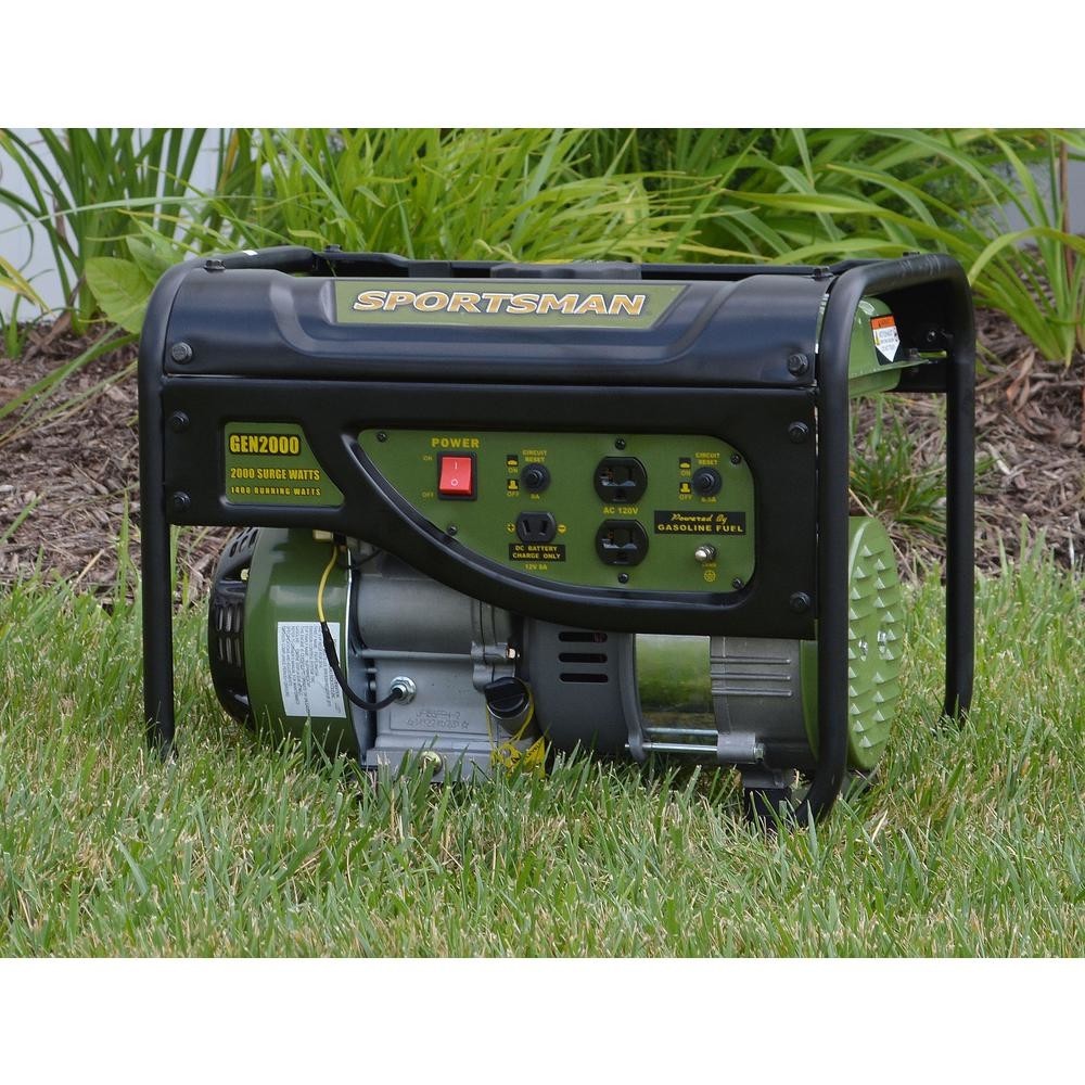 Portable Power Generator 2000/1400 Watt Gasoline Fuel 3.5HP Engine 4-Stroke OHV