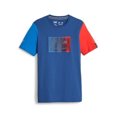 

Футболка Puma Bmw Mms Logo с круглым вырезом и короткими рукавами, мужские синие повседневные топы 62129804, Синий, Puma Bmw Mms Logo Crew Neck Short Sleeve T-Shirt