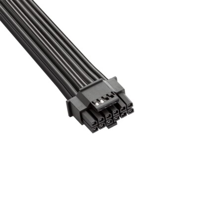 CableMod Basics E-Series 12VHPWR PCI-e Cable for EVGA G/G+ / P/P+ / T (Black)