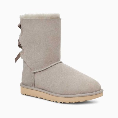 Pre-owned Ugg Bailey Bow Ii Goat W-1016225-goa Women's In Multicolor