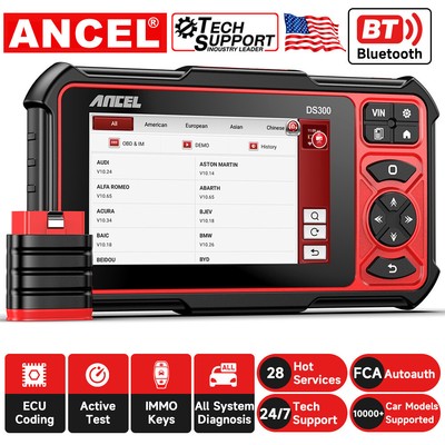 ANCEL DS300 OBD2 Diagnostic Scanner Bidirectioanl Test All System Code Reader 