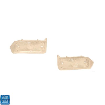 66-67 LeMans Tempest Turn Signal Marker Parking Light Lamp Lenses Clear New