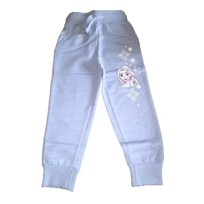 Frozen Elsa Jogginghose für Mädchen | Hellblau & Grau | Größen 104-134