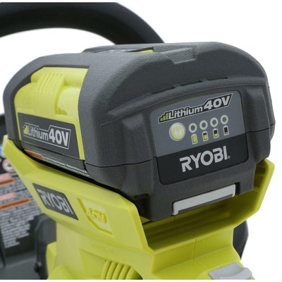 RYOBI Cordless Hedge Trimmer 24 in. 40-Volt Lithium-Ion incl Battery + Charger