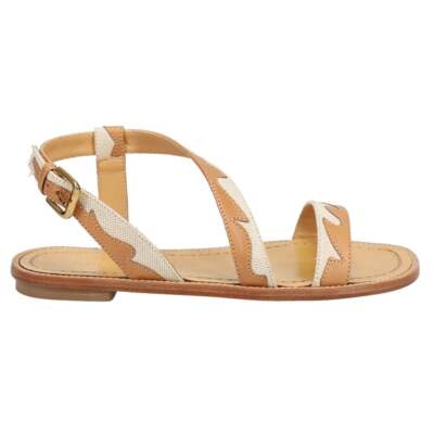 

Женские коричневые повседневные сандалии Lucchese Elenora Flat BL6500, Коричневый, Lucchese Elenora Flat