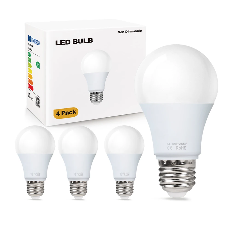 4PACK 220V LED Light Bulbs E27 Spotlights for Home SMD2835 6W 9W 12W 15W 18W LE