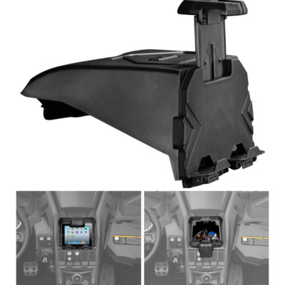 GPS Device Tablet Holder With Storage Box For Can am Maverick X3 2017-21 