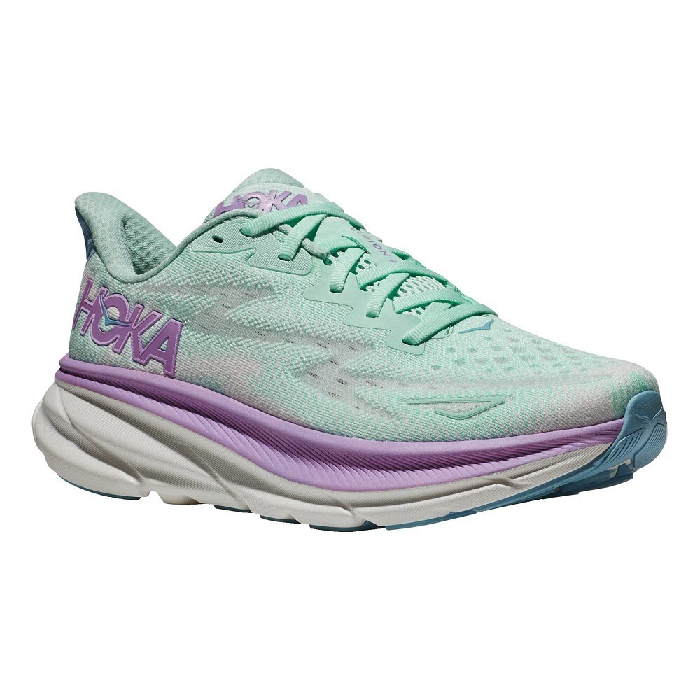 Pre-owned Hoka Women's  Clifton 9 | Ocean Lilac | Various Wide Sizes | Brand With Box In Purple