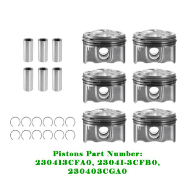 G6DH 3.3L Engine Rebuild Overhaul Kit for 2011-2019 Hyundai Santa Fe Kia Sorento