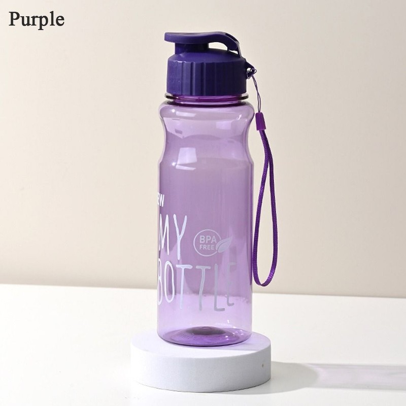 Outdoor Transparent Travel Sport Water Bottle Water Cup Large Capacity Plastic