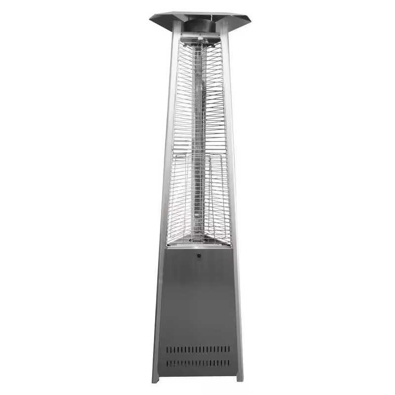 38,000 BTU Commercial Stainless Steel Quartz Tube Propane Patio Heater