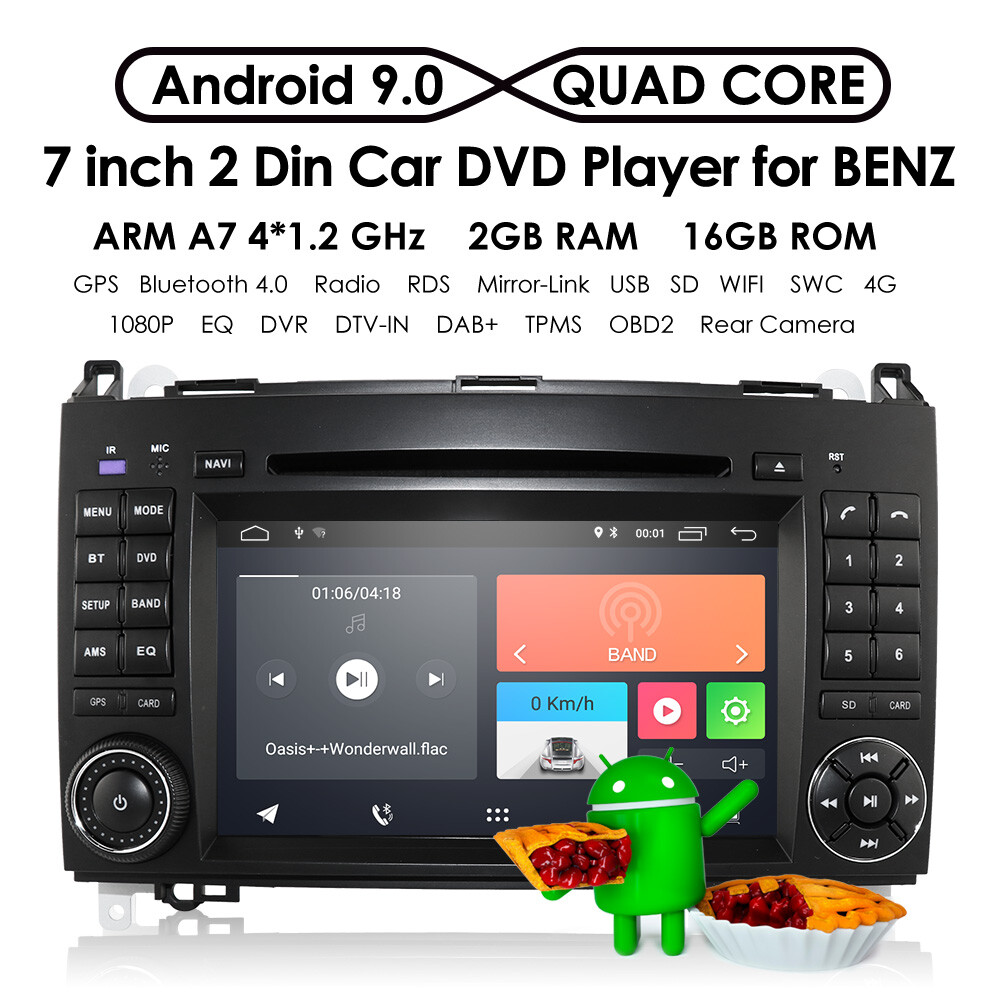 Android Autoradio Navi FÜR Mercedes Benz A/B Klasse