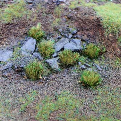 WWS 10mm Static Grass Tufts x 100 – Swamp - Model Railway Scenery