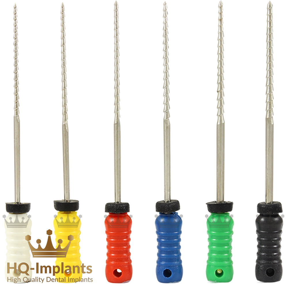 H Hand Files 31mm Stainless Steel Reamers Endodontic Dental Root Canal