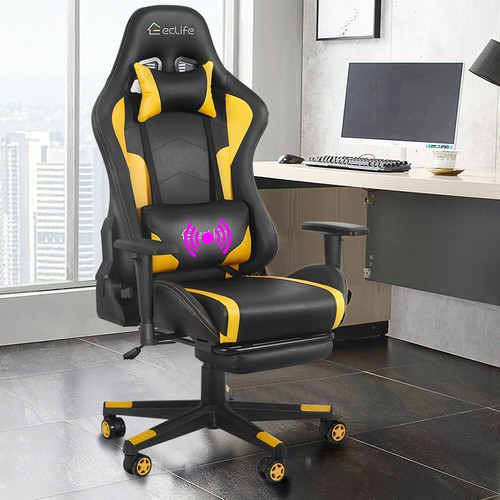 Gaming Chair Ergonomic Office Recliner Racing Lumbar Massage