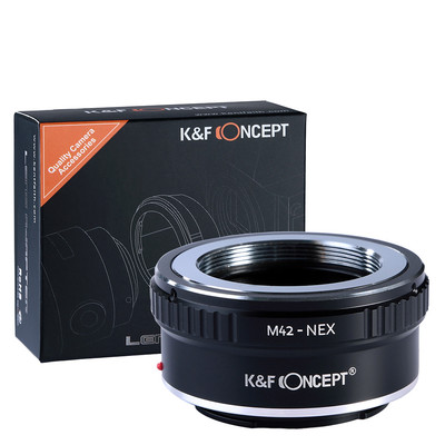 M42-NEX Adapter for M42 Screw Mount Lens to Sony E NEX Alpha Camera K&F Concept