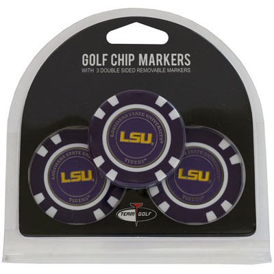 Team Golf NCAA Poker Chip Set - LSU Tigers