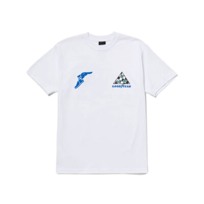 

Мужская футболка HUF x Goodyear Grand Prix Triple Triangle Lifestyle белый, HUF x Goodyear Grand Prix Triple Triangle Lifestyle T-Shirt