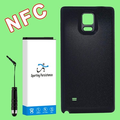 Large Capacity 11900mAh Extended NFC Battery Cover f Samsung Galaxy Note 4 N910A