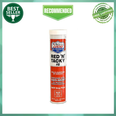 Lucas Oil 10005-30 Red N Tacky Multi-Purpose Grease 14 oz. Cartridges, Pack of 1
