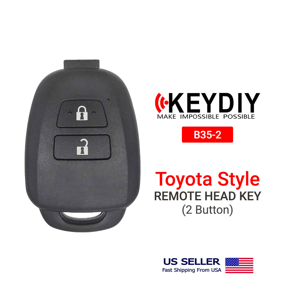 KEYDIY Universal Remote Head Key For Toyota Style 2 Buttons B35-2
