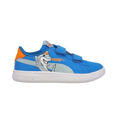 

Puma Smash V2 Lil V Slip On Youth Boys Размер 13,5 M Кроссовки Повседневная обувь 38090, Синий, Puma Smash V2 Lil V Slip On Youth