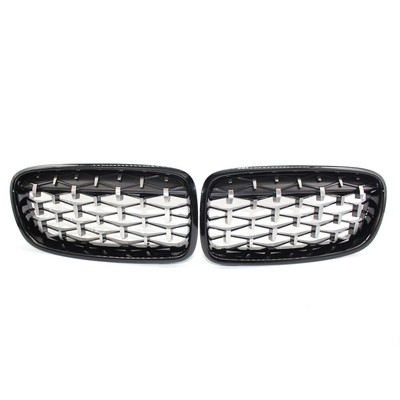 Diamond Meteor Front Upper Grill Grille For BMW 3 Series F30 F31 320i 320d Black