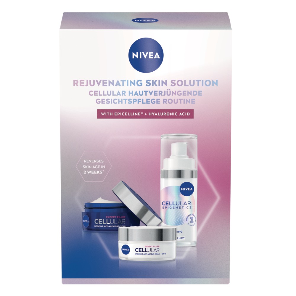 NIVEA CELLULAR Expert Filler & Epigenetics Tagespflege Nachtcreme und Serum - Bild 2 von 9