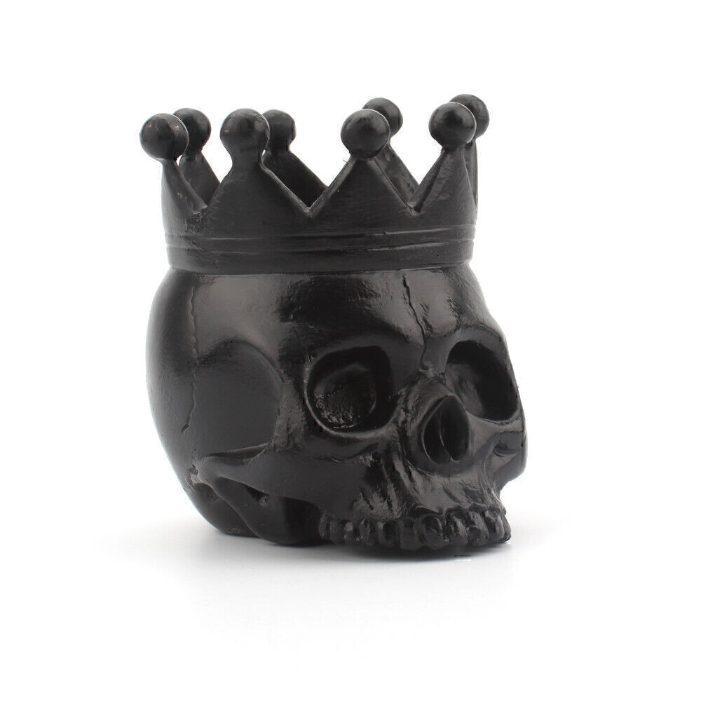 Skull Novel Black/copper Resin Candlestick Crafts Ornaments