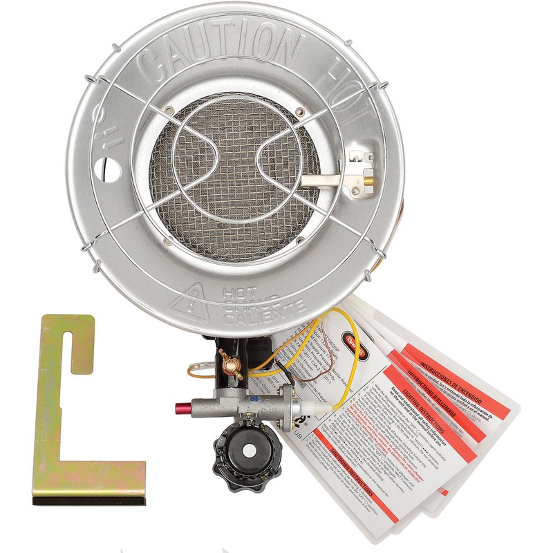 Propane Tank Top Single LP Heater 15000 BTU Portable Radiant Warmer Rustproof