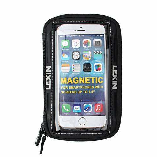 LEXIN MTB03 Schwarz Magnetische Handyhalter Große Motorrad Tanktasche Super Cool