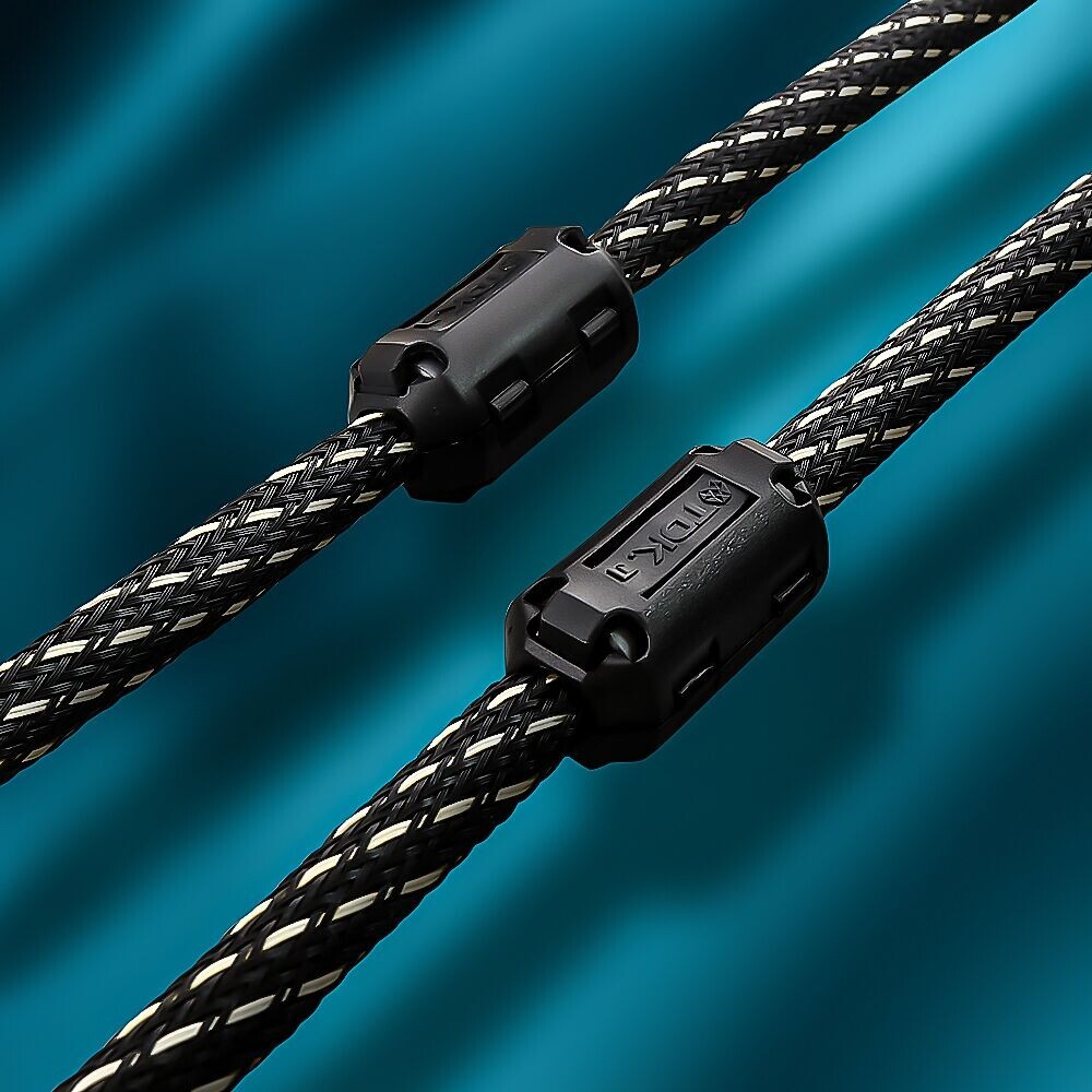 Pair OFC Shielded HiFi RCA Audio Cable Gold Plated RCA Signal Interconnect Cord