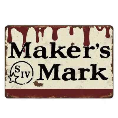 Retro Whiskey  Metal Vintage Metal Sign Tin Sign Decorative Plaque Pub Bar wall