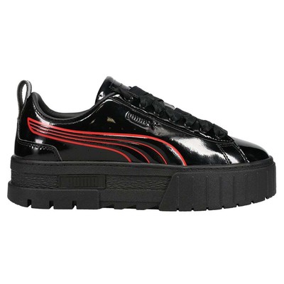

Женские черные кроссовки Puma Mayze Catwoman Logo Platform Повседневная обувь 383293-01, Черный, Puma Mayze Catwoman Logo Platform