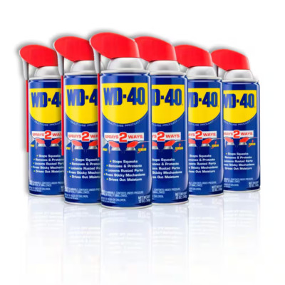 NEW Multi Purpose Original WD-40 Formula Lubricant Spray 6-PACK w/ Smart Straw