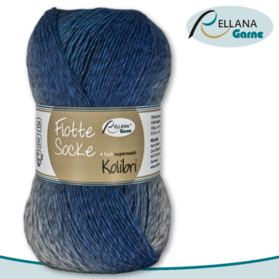 Rellana 100 g Flotte Socke Kolibri 4-fädig Sockenwolle 14 Farben