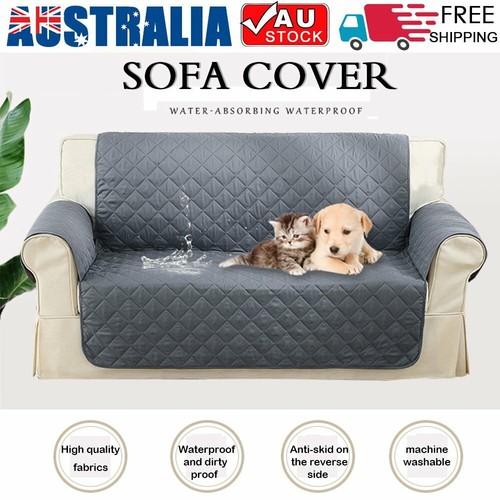 Sofa Cover 3 2 1 Seater Quilted Couch Covers Lounge Protector