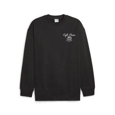 Толстовка с круглым вырезом Puma Classics Cafe мужская черная 62524501