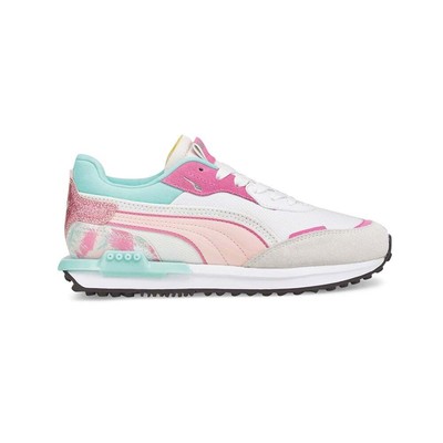 Белые кроссовки Puma City Rider FlyMingo Jr Girls Повседневная обувь 38563801