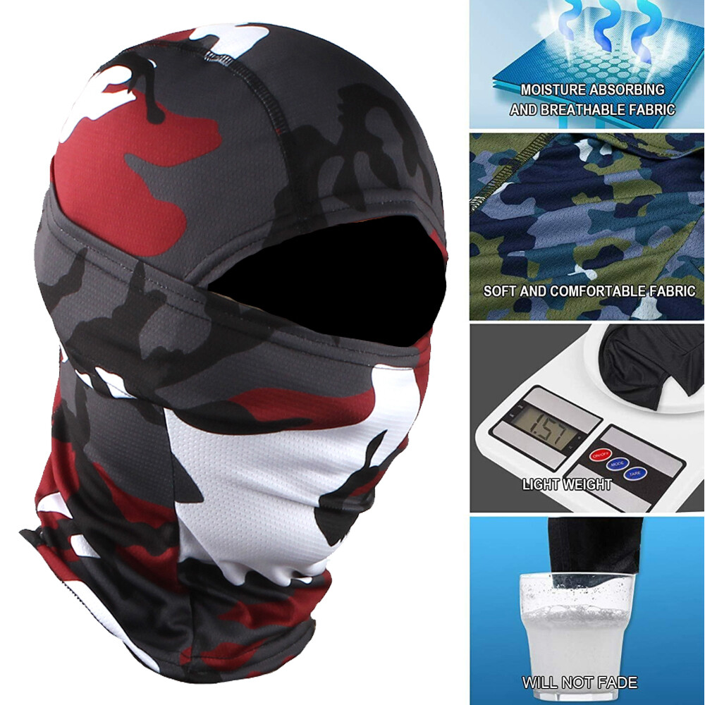 Military Camouflage Balaclava Full Face Mask Mens Tactical Face Mask Face Cover