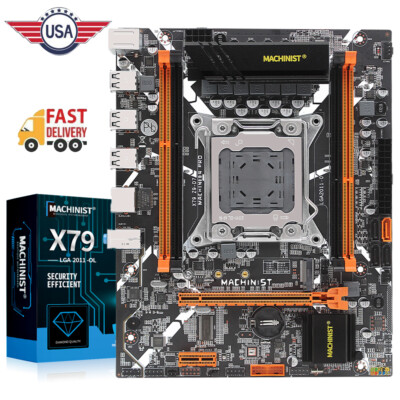 LGA 2011 Motherboard PCI-E NVME M.2 SSD support REG S/ ECC DDR3 RAM Xeon E5 CPU