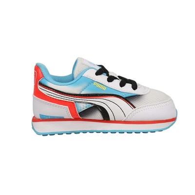

Puma Future Rider Airbrush Lace Up Toddler Boys Белые кроссовки Повседневная обувь 382, Белый, Puma Future Rider Airbrush Lace Up Toddler